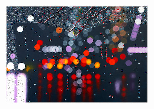 Art print of Blinded by the lights by Graham Bradshaw showing a border.