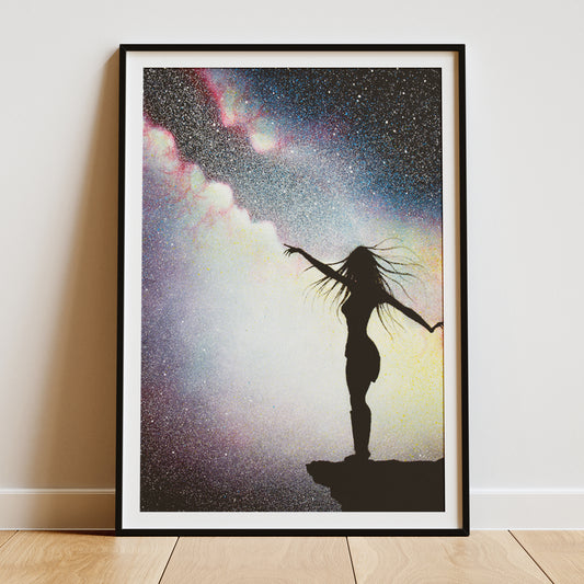 Framed art print of A Sky Full Of Stars by Graham Bradshaw.