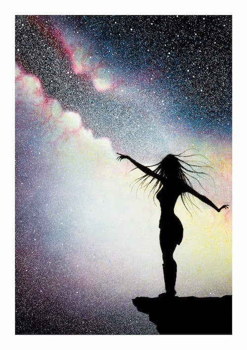 Art print of A Sky Full Of Stars by Graham Bradshaw showing a border. 