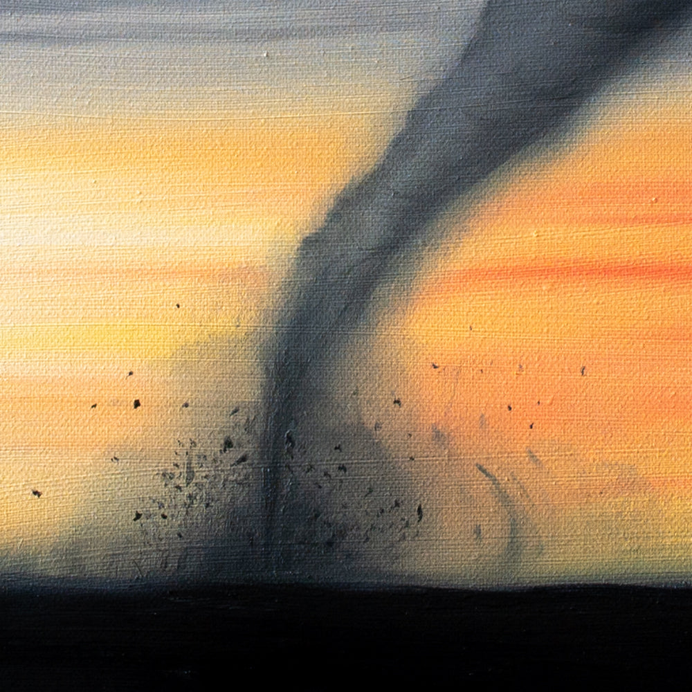 Detail shot, art print of Twister by Graham Bradshaw.